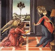 Sandro Botticelli La Anunciacion oil
